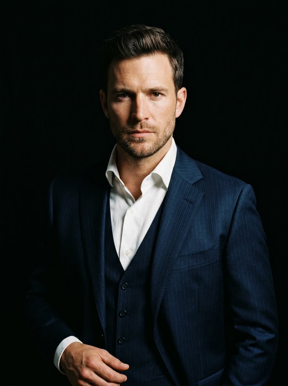 One portrait subject directed through several photographic Looks